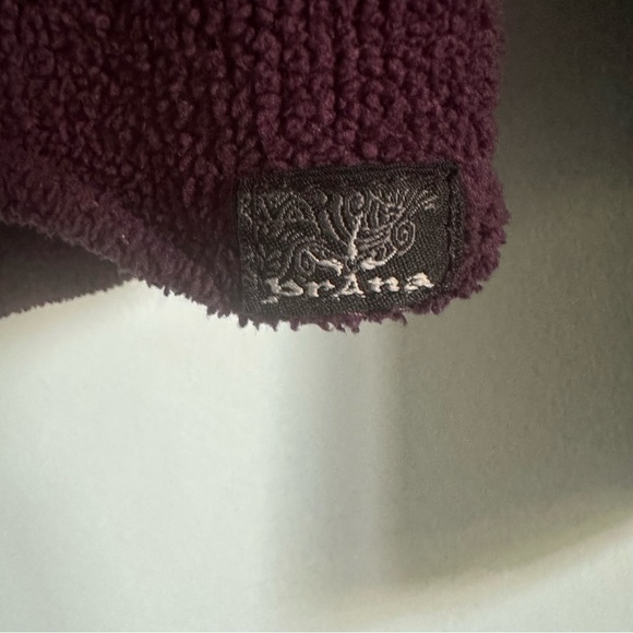 PrAna Purple Cozy Bell Sleeve Pullover Hoodie Shirt Size Medium - Picture 7 of 16